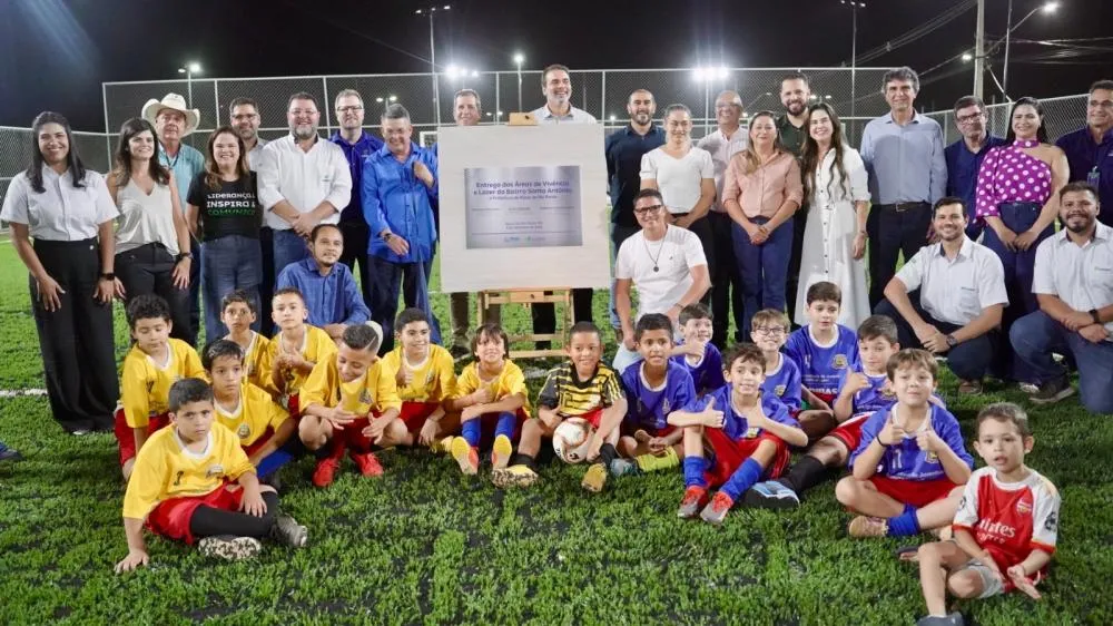 Suzano entrega áreas de lazer e vivência no bairro Santo Antônio em Ribas do Rio Pardo (MS)